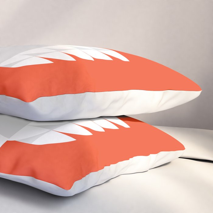 Geometric swan Pillow Sham Gallery Image 3