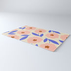 Bold Flower - Pink and Blue Rug Gallery Image 3