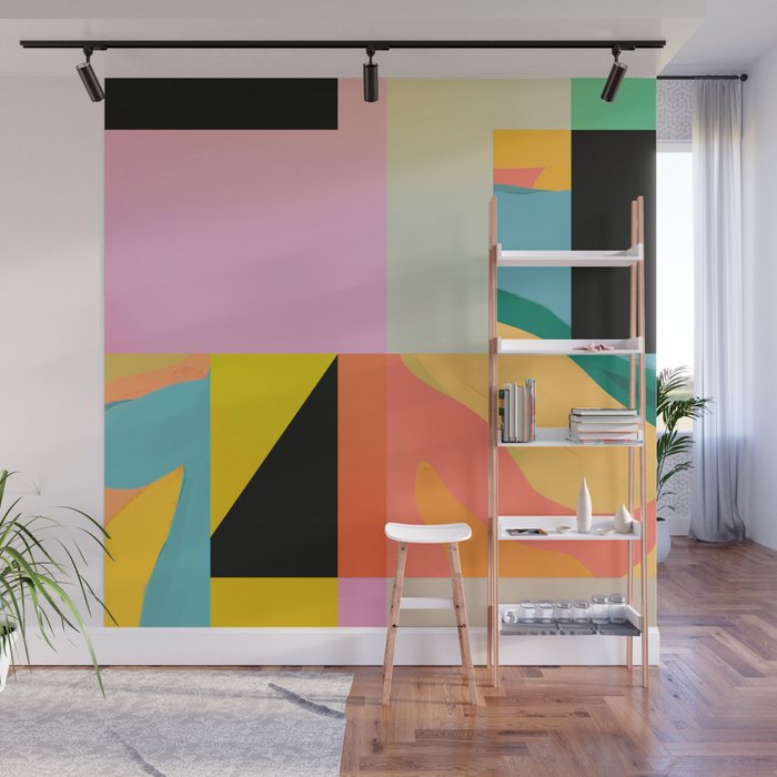 Modern Abstraction 9 Wall Mural Gallery Image 1