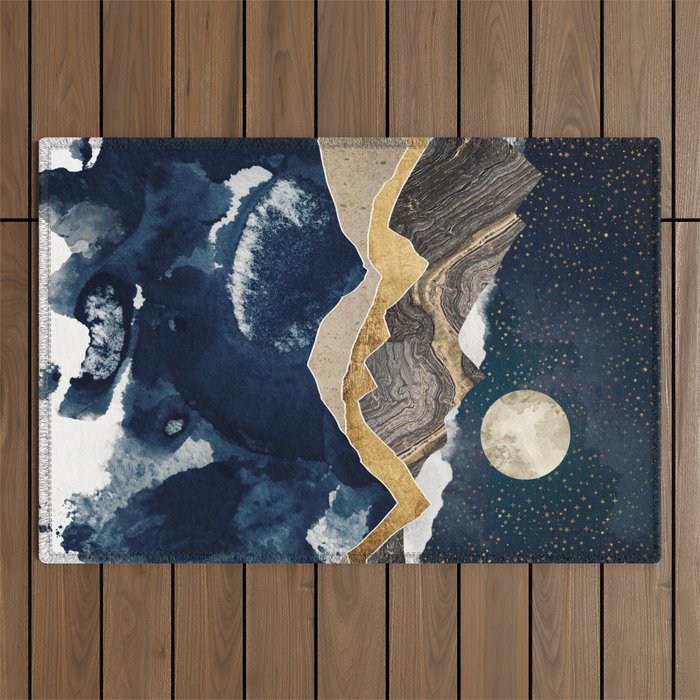 Midnight Winter Outdoor Rug Gallery Image 1