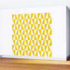 Mid Century Modern Geometric 312 Yellow Wall Mural Gallery Image 2