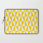 Mid Century Modern Geometric 312 Yellow Laptop Sleeve Gallery Image 1