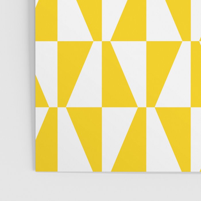 Mid Century Modern Geometric 312 Yellow Poster Gallery Image 3