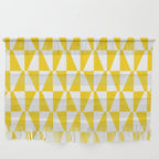 Mid Century Modern Geometric 312 Yellow Wall Hanging Gallery Image 1