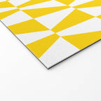 Mid Century Modern Geometric 312 Yellow Welcome Mat Gallery Image 2