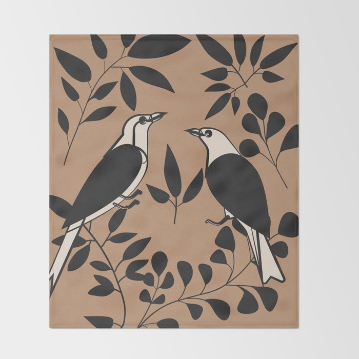 Song in the branches 5 Throw Blanket Gallery Image 2
