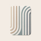 Bold Curvature Stripes II Bath Mat Gallery Image 1
