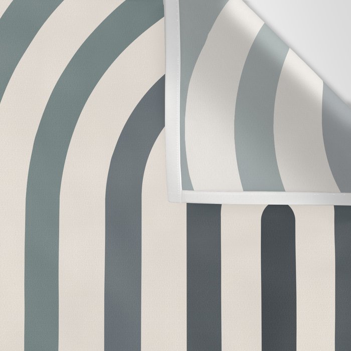 Bold Curvature Stripes II Wall Tapestry Gallery Image 3