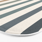 Bold Curvature Stripes II Bath Mat Gallery Image 3