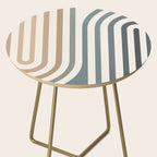 Bold Curvature Stripes II Side Table Gallery Image 2