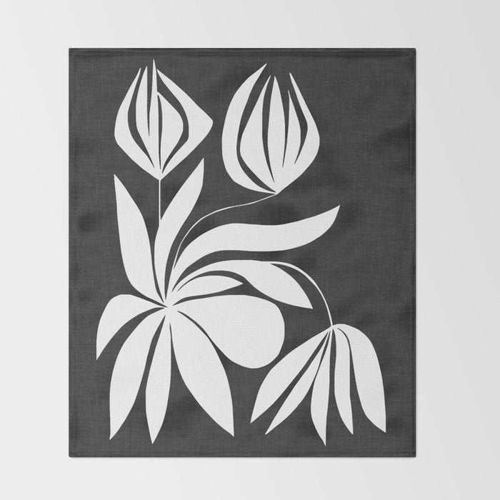 Tulip Secrets ii Throw Blanket Gallery Image 2