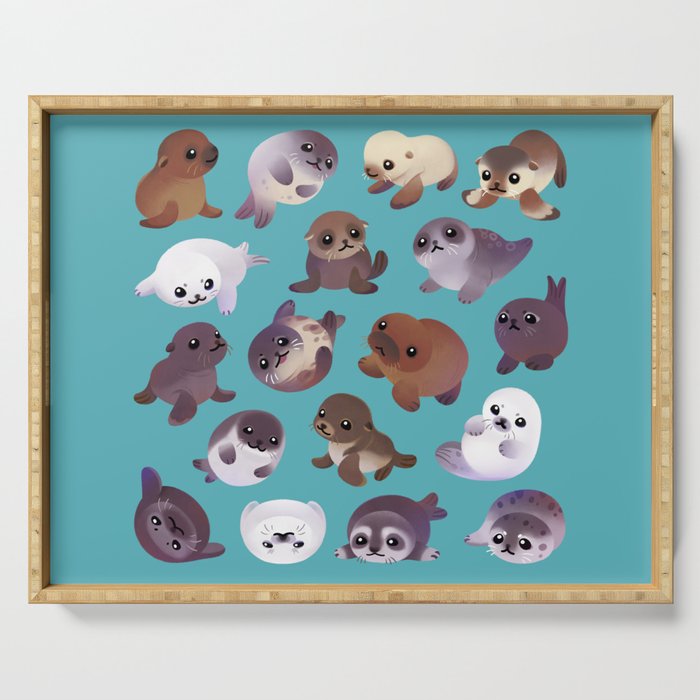 Seal pup Serving Tray Gallery Image 1