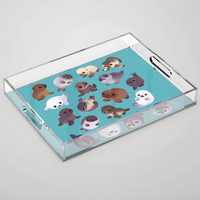 Seal pup Acrylic Tray Gallery Image 1