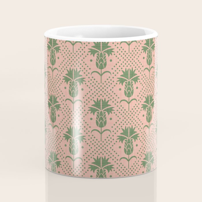Bachelor Button Boutonniere Peach Green Coffee Mug Gallery Image 4