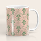 Bachelor Button Boutonniere Peach Green Coffee Mug Gallery Image 1