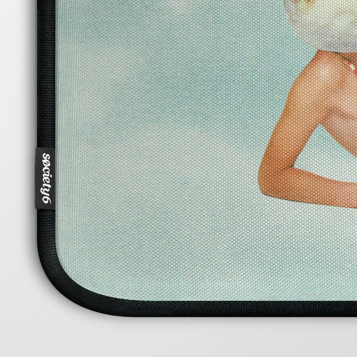 Kitty Cat's Rainbow Workout - Retro Cat Laptop Sleeve Gallery Image 3