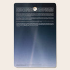 Pale Blue Dot â Voyager 1 (2020 rev.), quote Cutting Board Gallery Image 1
