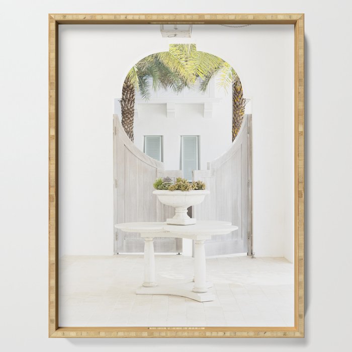 Alys Beach No. 3 x Florida Photography Serving Tray Gallery Image 1