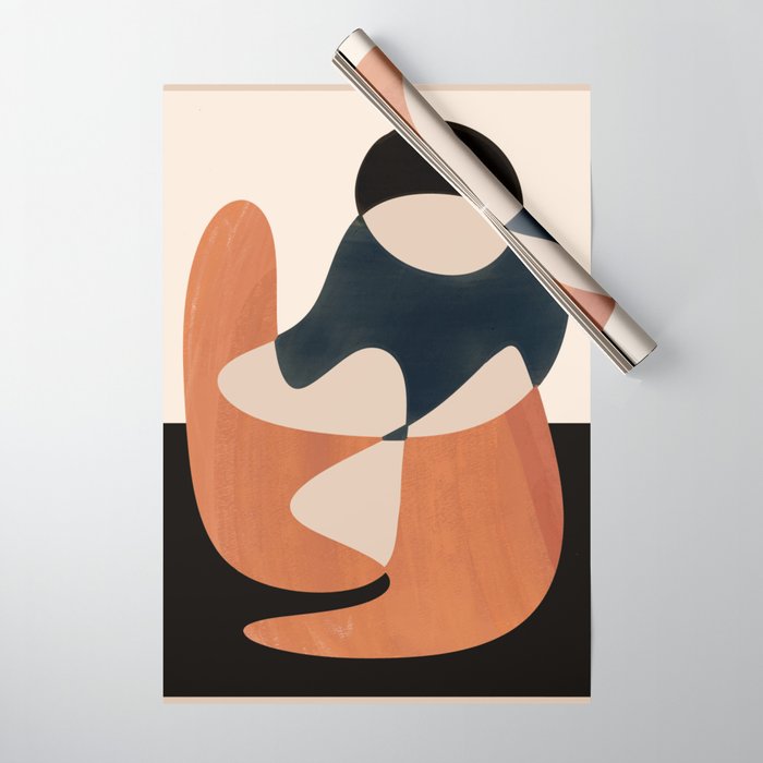 Abstract Figure 4 Wrapping Paper Gallery Image 1