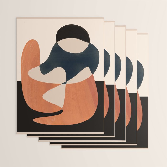 Abstract Figure 4 Wrapping Paper Gallery Image 3