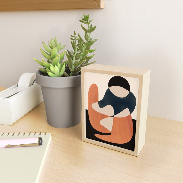 Abstract Figure 4 Mini Art Print Gallery Image 2