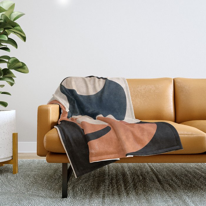 Abstract Figure 4 Throw Blanket Gallery Image 1