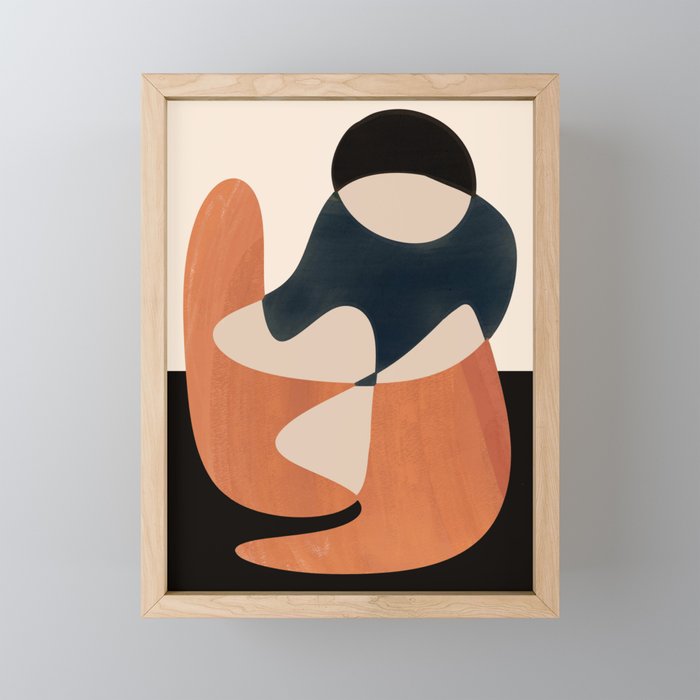 Abstract Figure 4 Mini Art Print Gallery Image 1