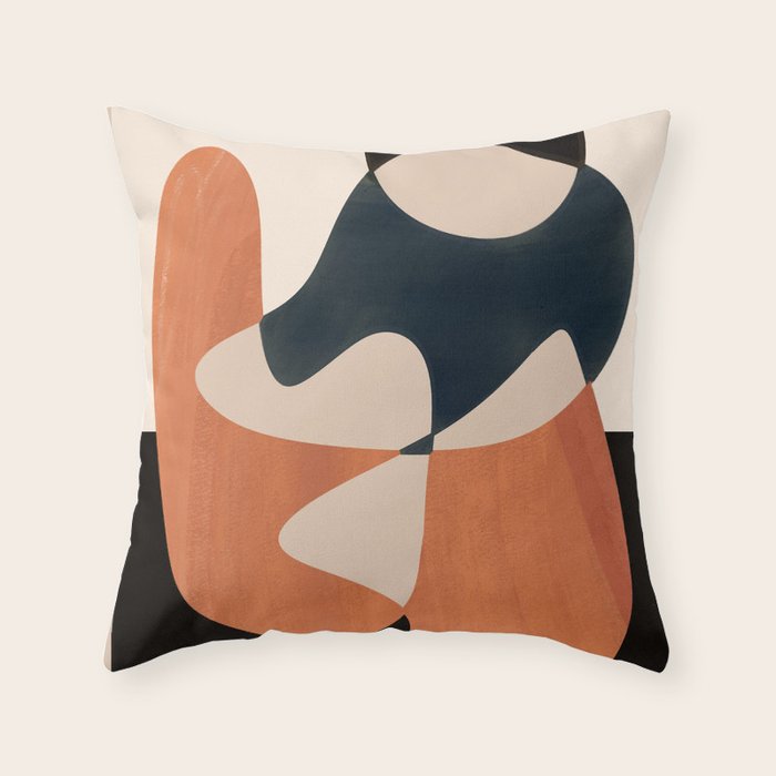 Abstract Figure 4 Throw Pillow Gallery Image 6