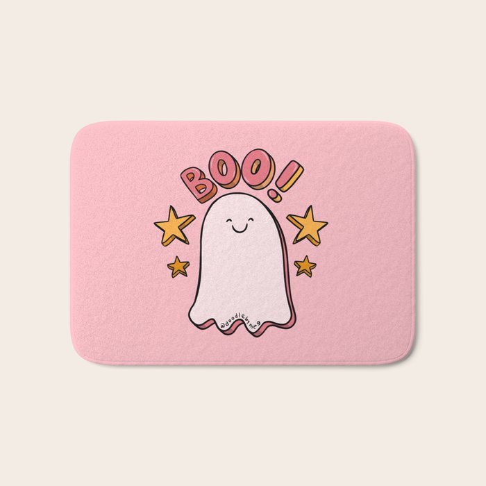Cute Boo Bath Mat Gallery Image 1