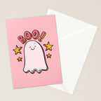 Cute Boo Stationery Card Gallery Image 2
