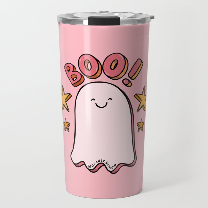 Cute Boo Travel Mug Gallery Image 1