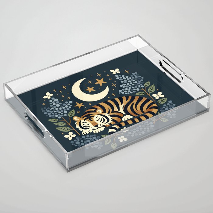 Slumbering Tiger Acrylic Tray Gallery Image 1