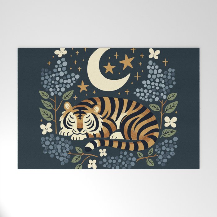 Slumbering Tiger Welcome Mat Gallery Image 1