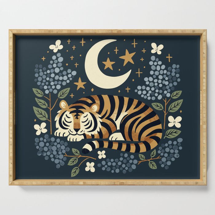 Slumbering Tiger Serving Tray Gallery Image 1