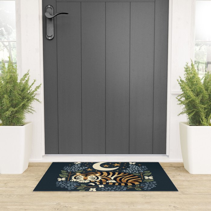 Slumbering Tiger Welcome Mat Gallery Image 3