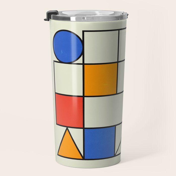 Bauhaus Blocks 02 Travel Mug Gallery Image 3