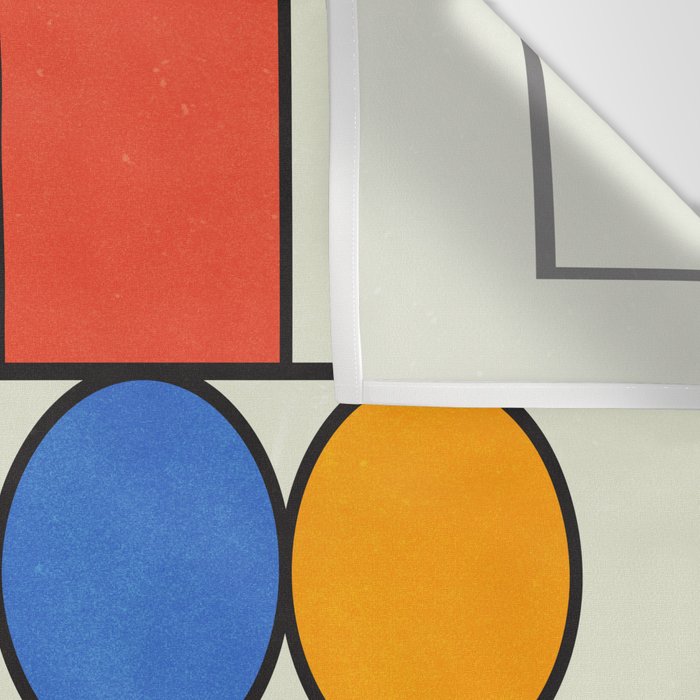 Bauhaus Blocks 02 Wall Tapestry Gallery Image 3