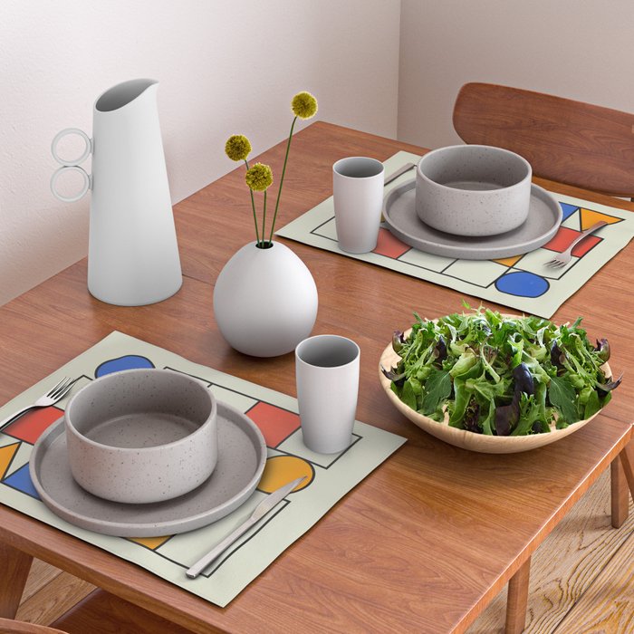 Bauhaus Blocks 02 Placemat Gallery Image 2