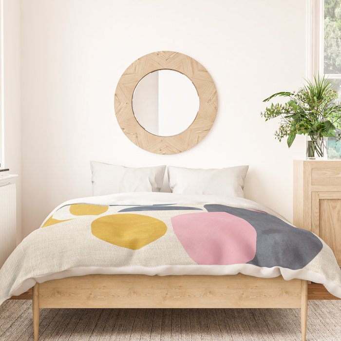 Gold Among Rocks Duvet Cover Gallery Image 3