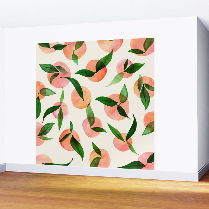 Abstract Summer Fruit Pattern Wall Mural Gallery Image 2