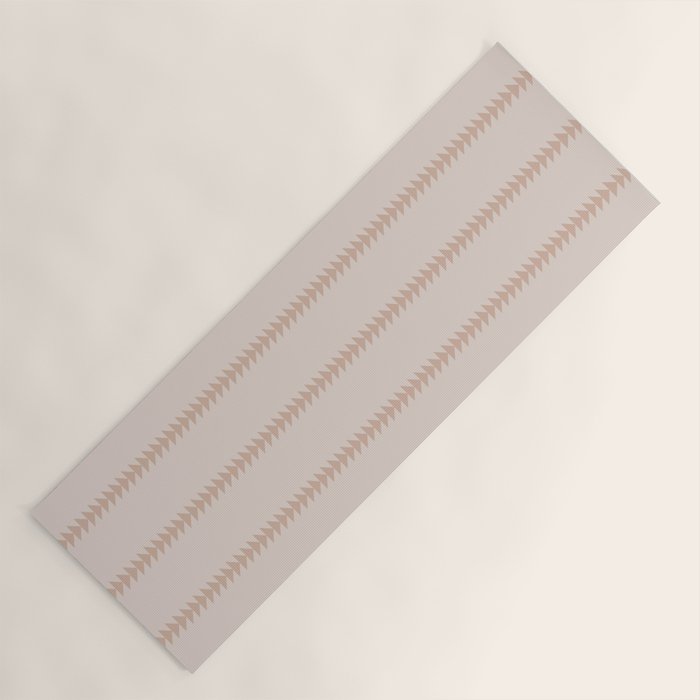 Minimal Triangles - Natural Yoga Mat Gallery Image 1