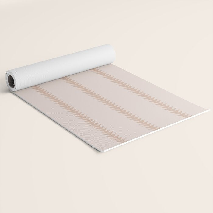 Minimal Triangles - Natural Yoga Mat Gallery Image 2