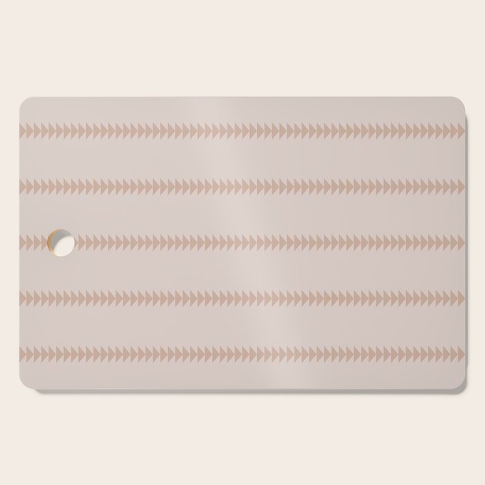Minimal Triangles - Natural Cutting Board Gallery Image 1