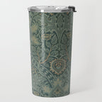 Ispahan by William Morris 1888 Antique Vintage Victorian Jugendstil Art Nouveau Retro Pattern Travel Mug Gallery Image 2