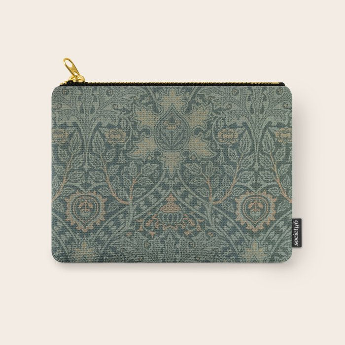Ispahan by William Morris 1888 Antique Vintage Victorian Jugendstil Art Nouveau Retro Pattern Carry All Pouch Gallery Image 1