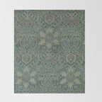 Ispahan by William Morris 1888 Antique Vintage Victorian Jugendstil Art Nouveau Retro Pattern Throw Blanket Gallery Image 2