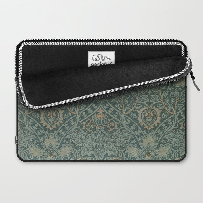 Ispahan by William Morris 1888 Antique Vintage Victorian Jugendstil Art Nouveau Retro Pattern Laptop Sleeve Gallery Image 2
