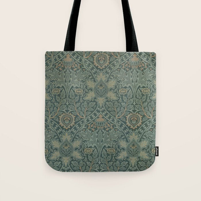 Ispahan by William Morris 1888 Antique Vintage Victorian Jugendstil Art Nouveau Retro Pattern Tote Bag Gallery Image 1