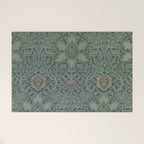 Ispahan by William Morris 1888 Antique Vintage Victorian Jugendstil Art Nouveau Retro Pattern Welcome Mat Gallery Image 1