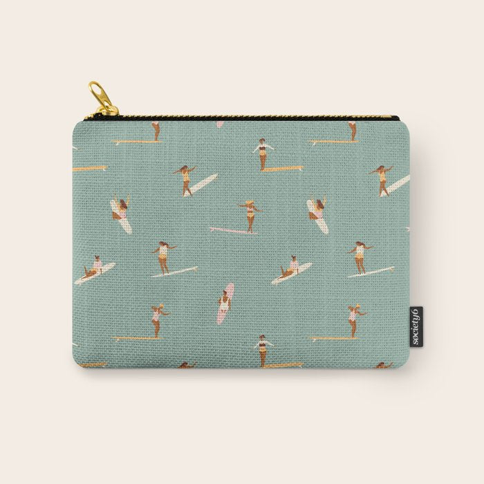 Surf sistas Carry All Pouch Gallery Image 1